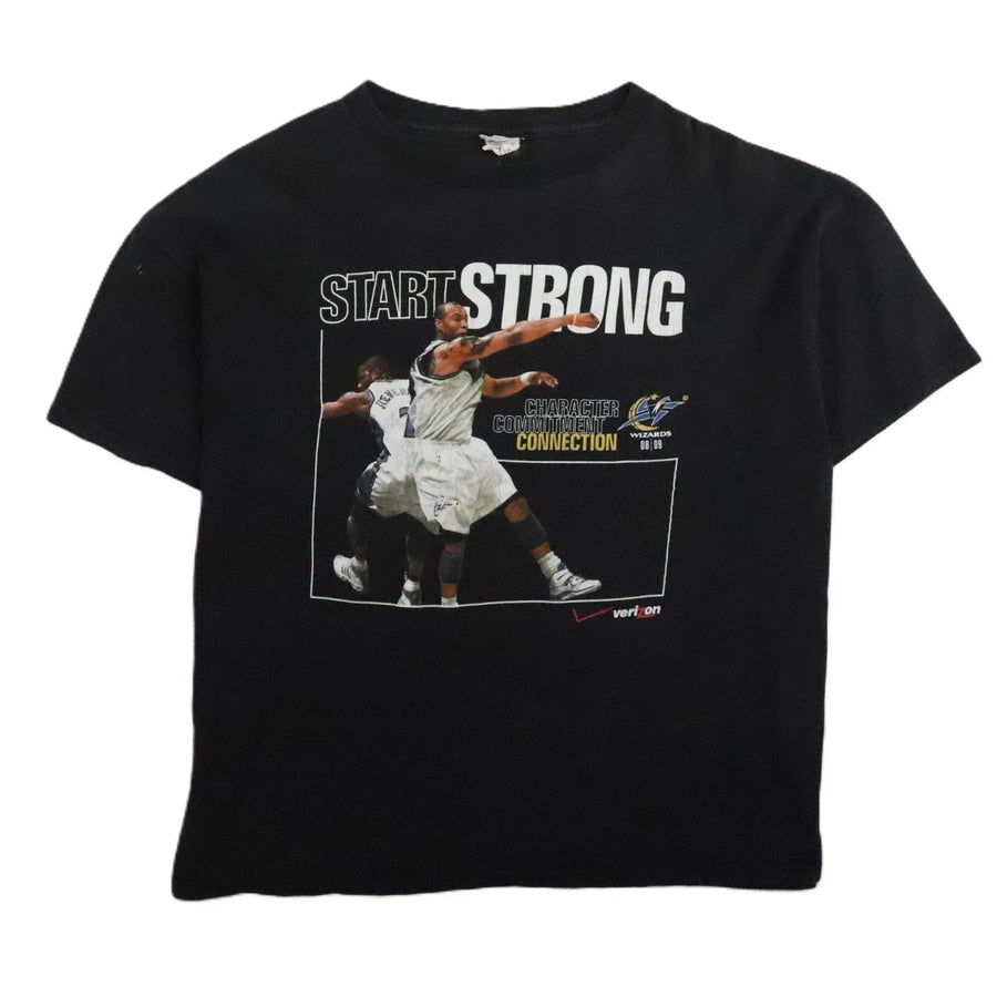 Vintage Washington Wizards Start Strong T-Shirt Caron Butler