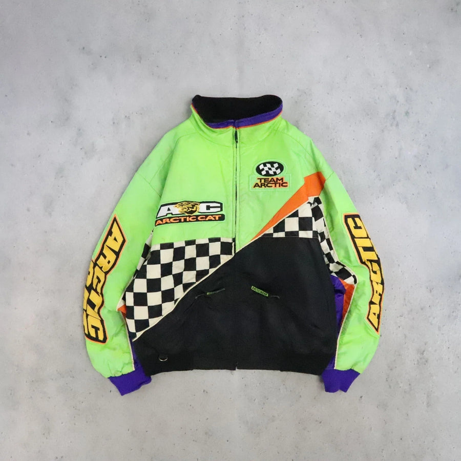 Vintage Team Arctic Cat Snowmobile Racing Jacket