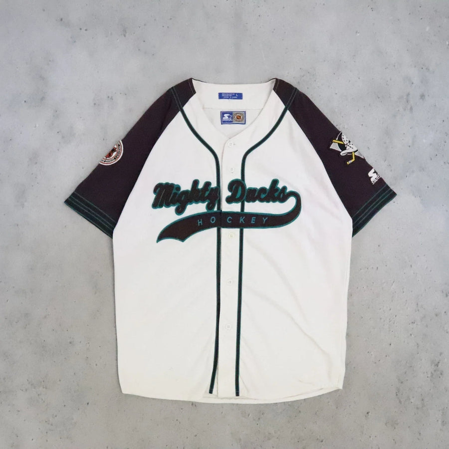 Vintage Anaheim Mighty Ducks Starter Baseball Jersey