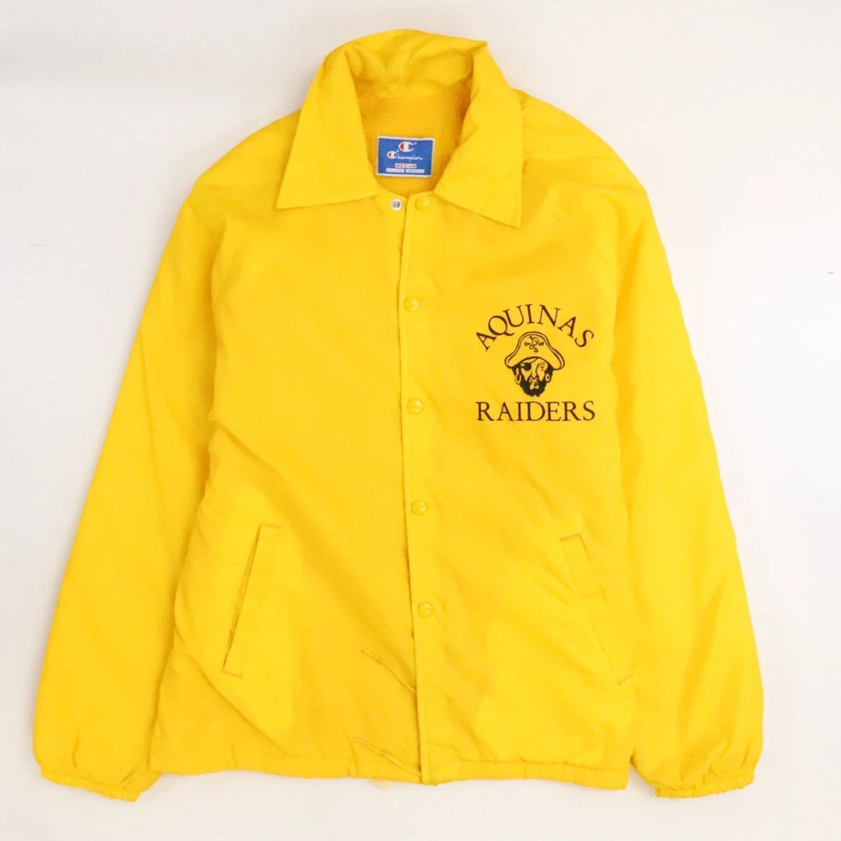 Vintage Aquinas Raiders Champion Coach Jacket 80s
