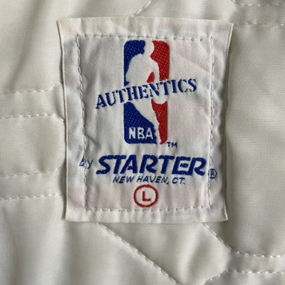 Vintage Charlotte Hornets Starter Satin Bomber Jacket Size Large NBA