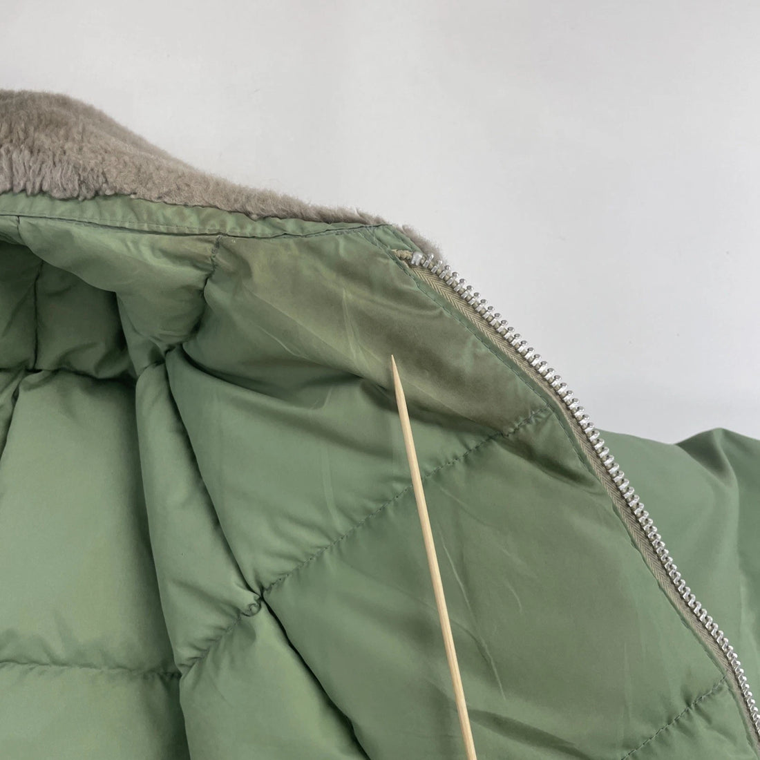 Vintage Comfy Seattle Quilted Parka Coat Jacket XL Green Goose Down Insulated