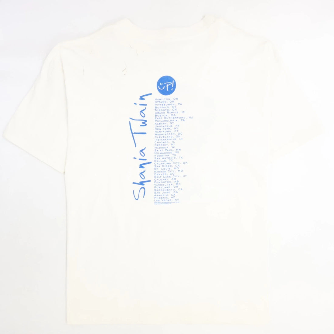 Vintage Shania Twain Up T-Shirt Size 2XL 2003