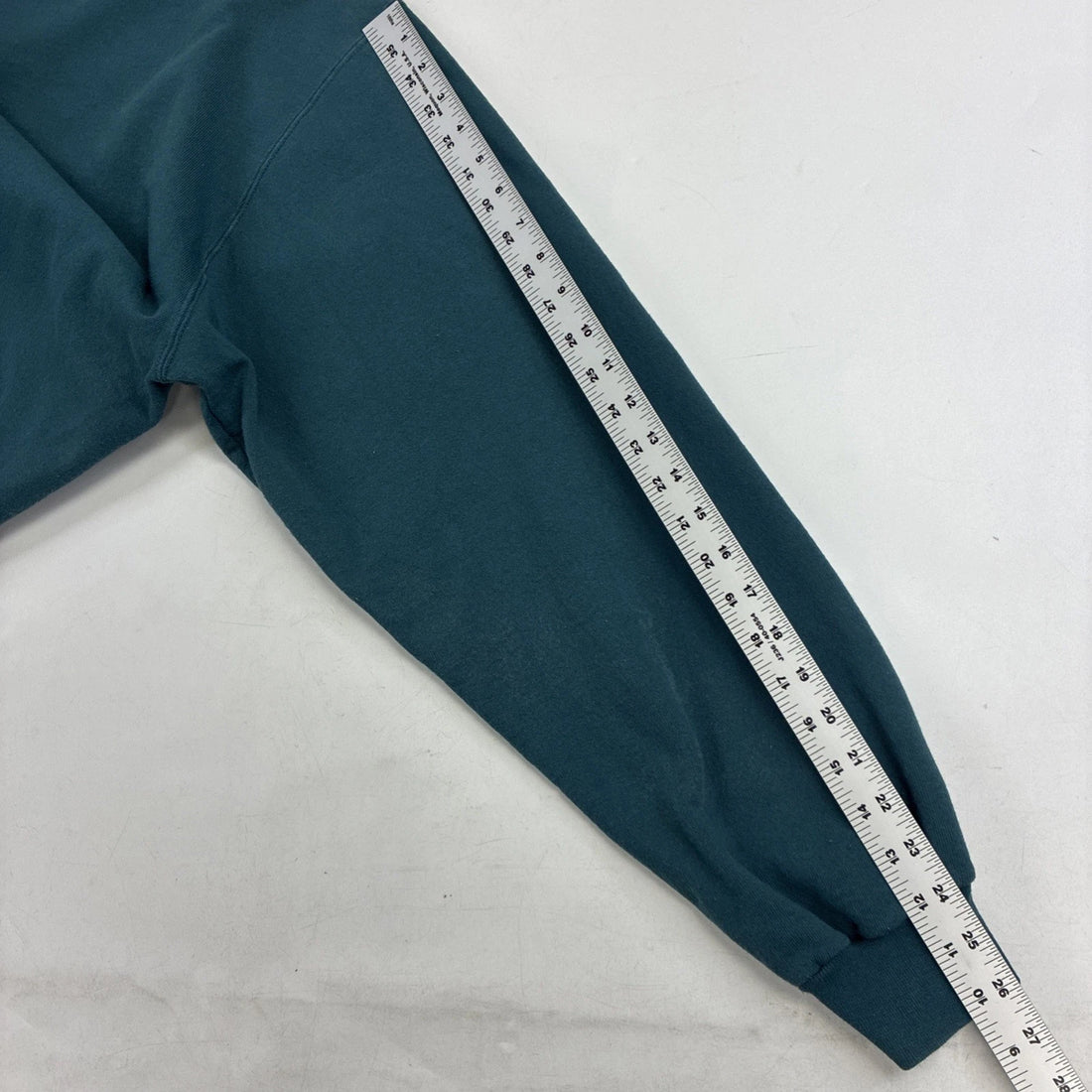 Vintage Champion Athletic Spell Out Crewneck Sweatshirt Size Large Teal