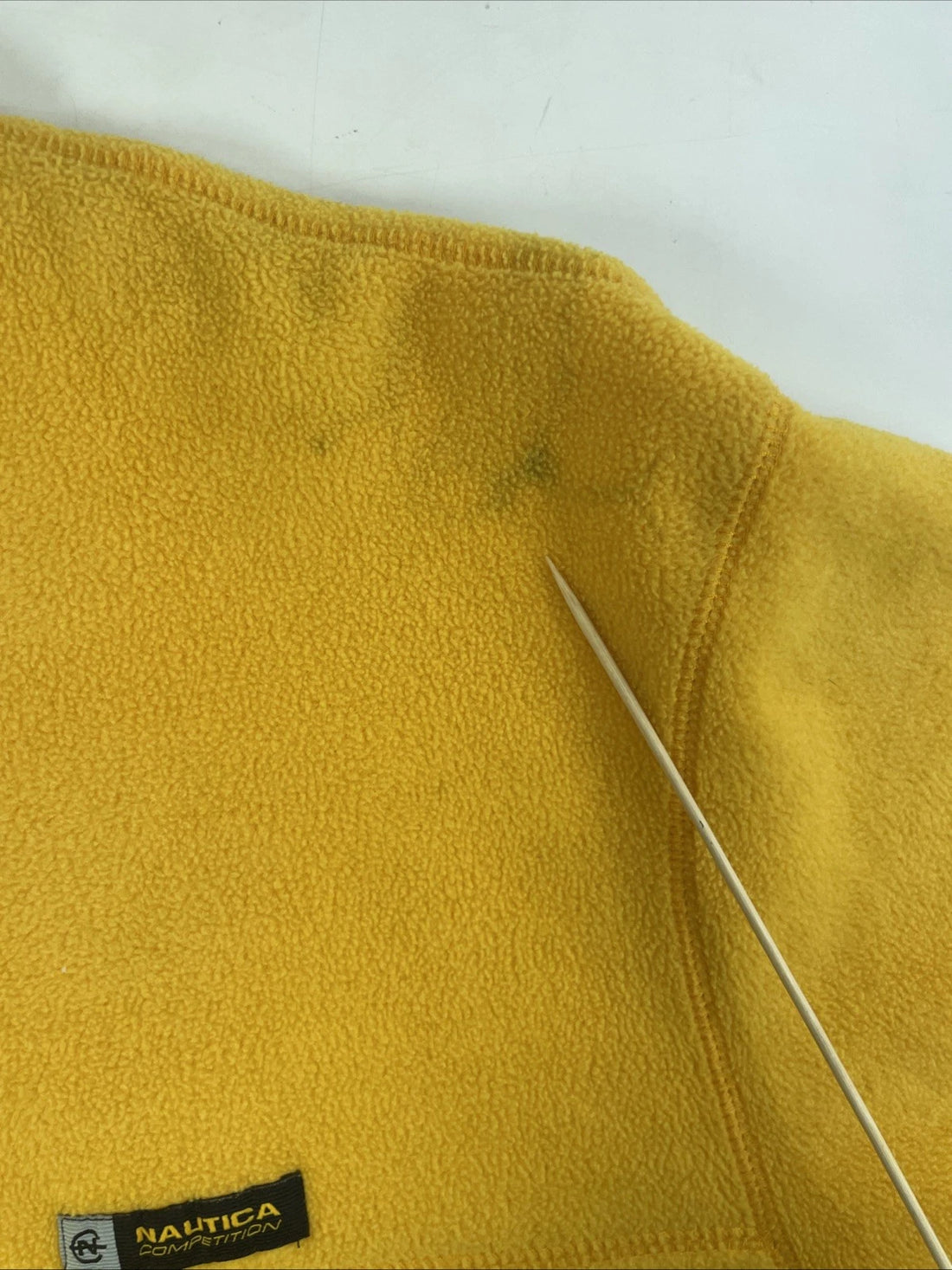 Nautica Competition Pullover Fleece Jacket Size 2XL Yellow