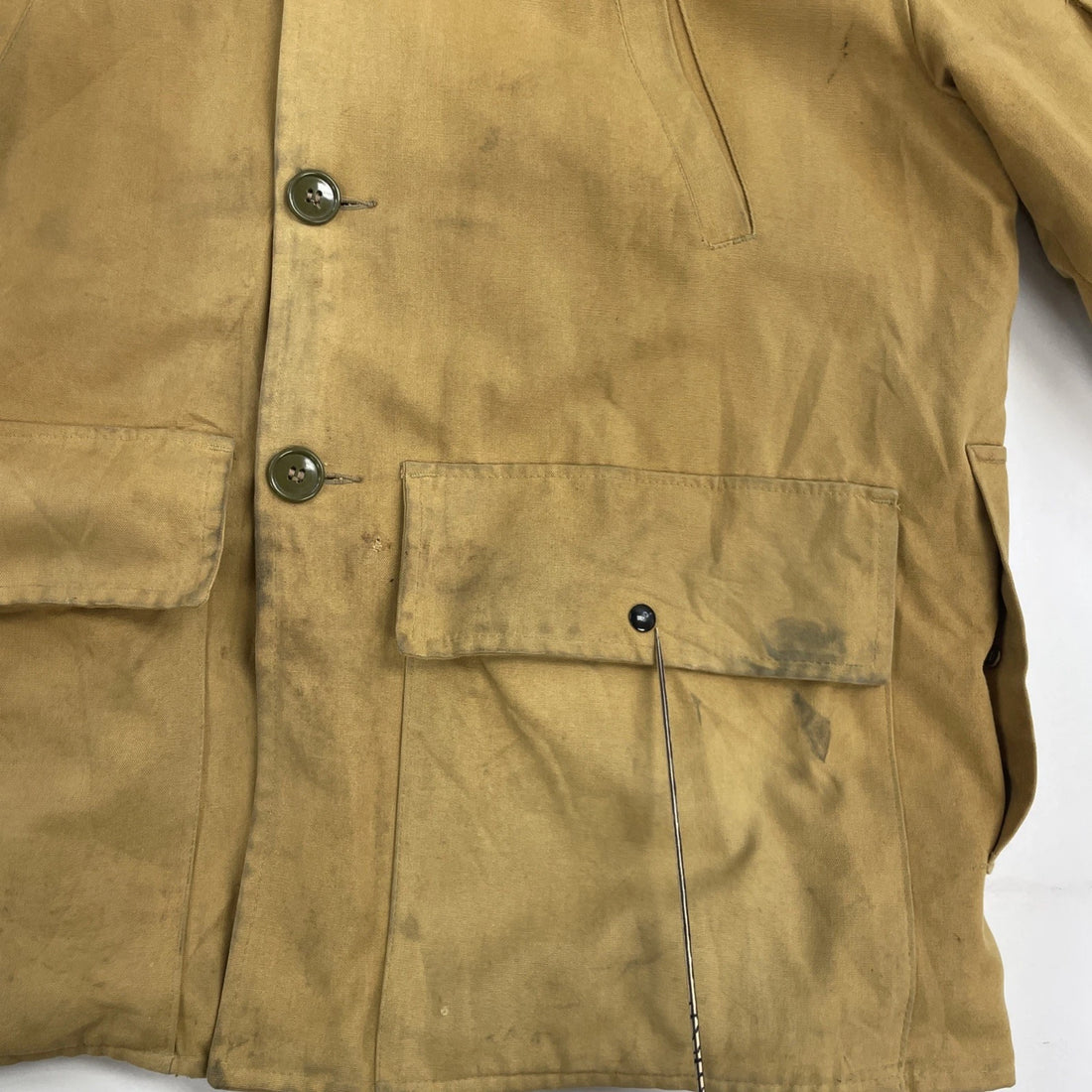 Vintage Rough Rider Hunting Field Coat Jacket Size 44 Wool Lined