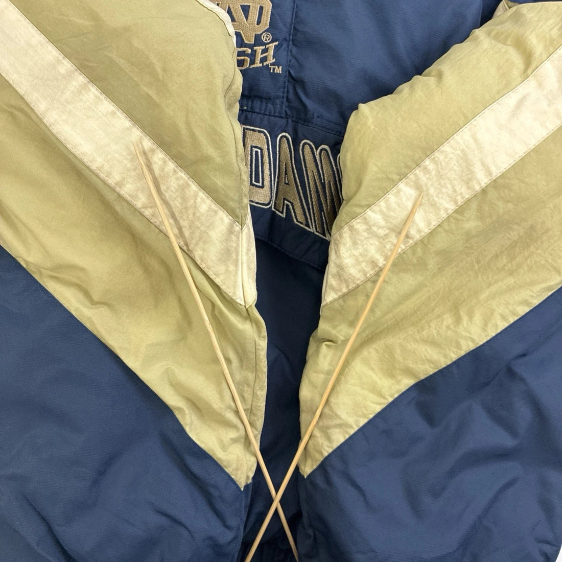 Notre Dame Fighting Irish Starter Puffer Jacket Size XL Vintage 90s NCAA