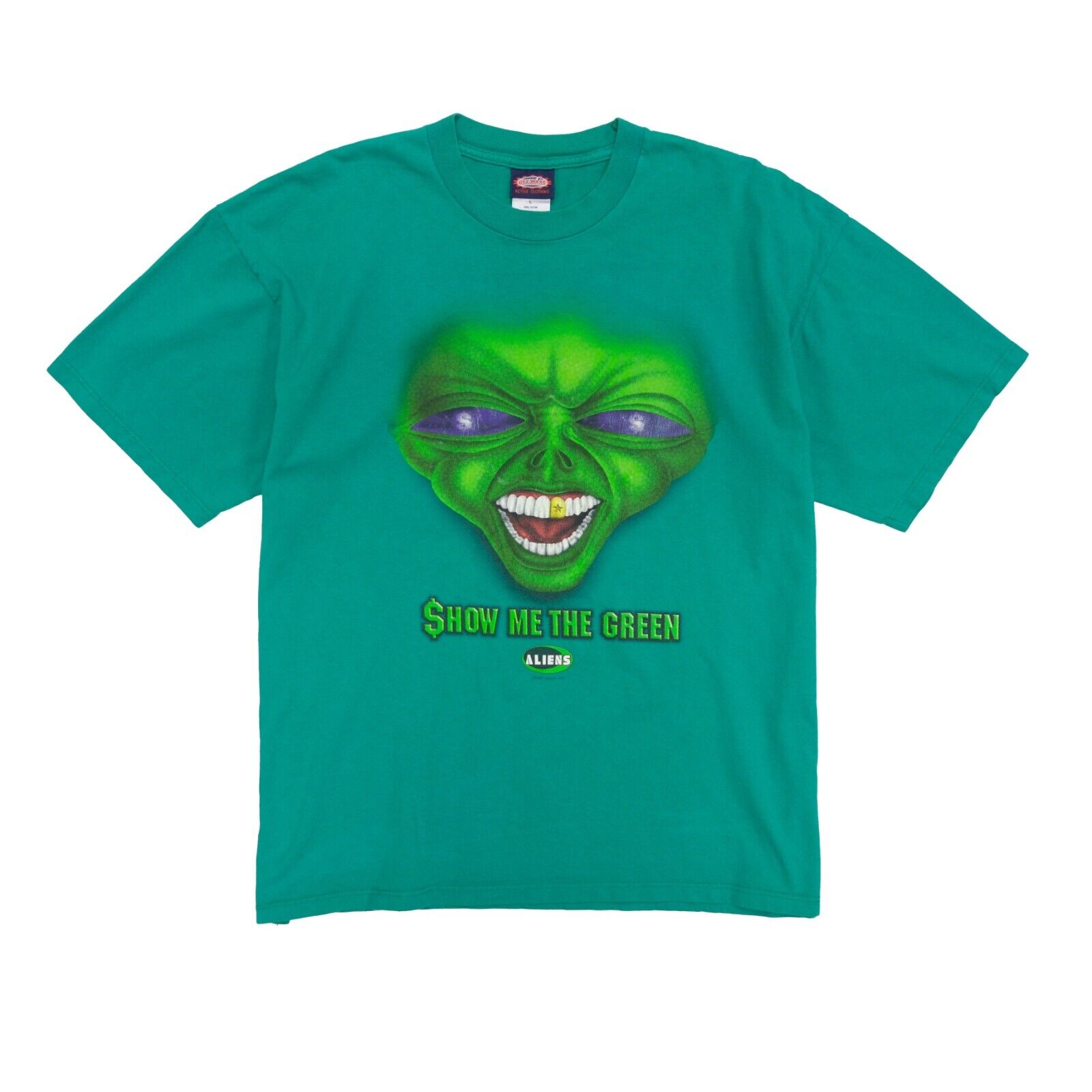 Vintage Aliens Show Me The Green Lifeware T-Shirt Size Large 1997