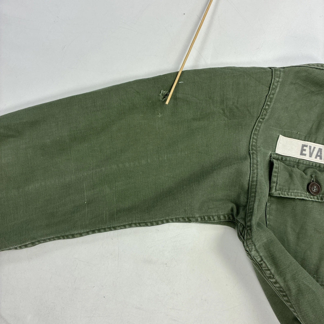 Vintage Army Field Button Up Shirt Size Medium