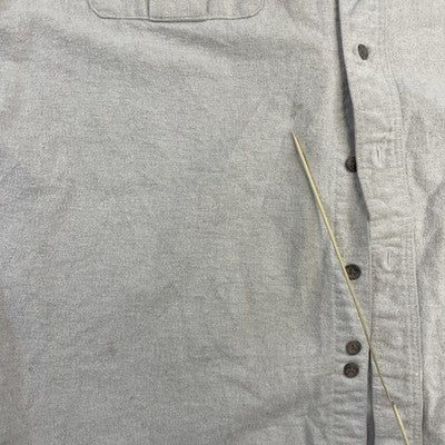 Vintage Eddie Bauer Button Up Shirt Size Large Beige