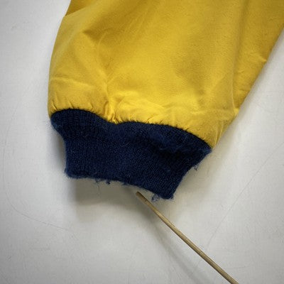 Vintage L.L. Bean Three Season Bomber Jacket Size Large Tall Yellow Fleece Lined
