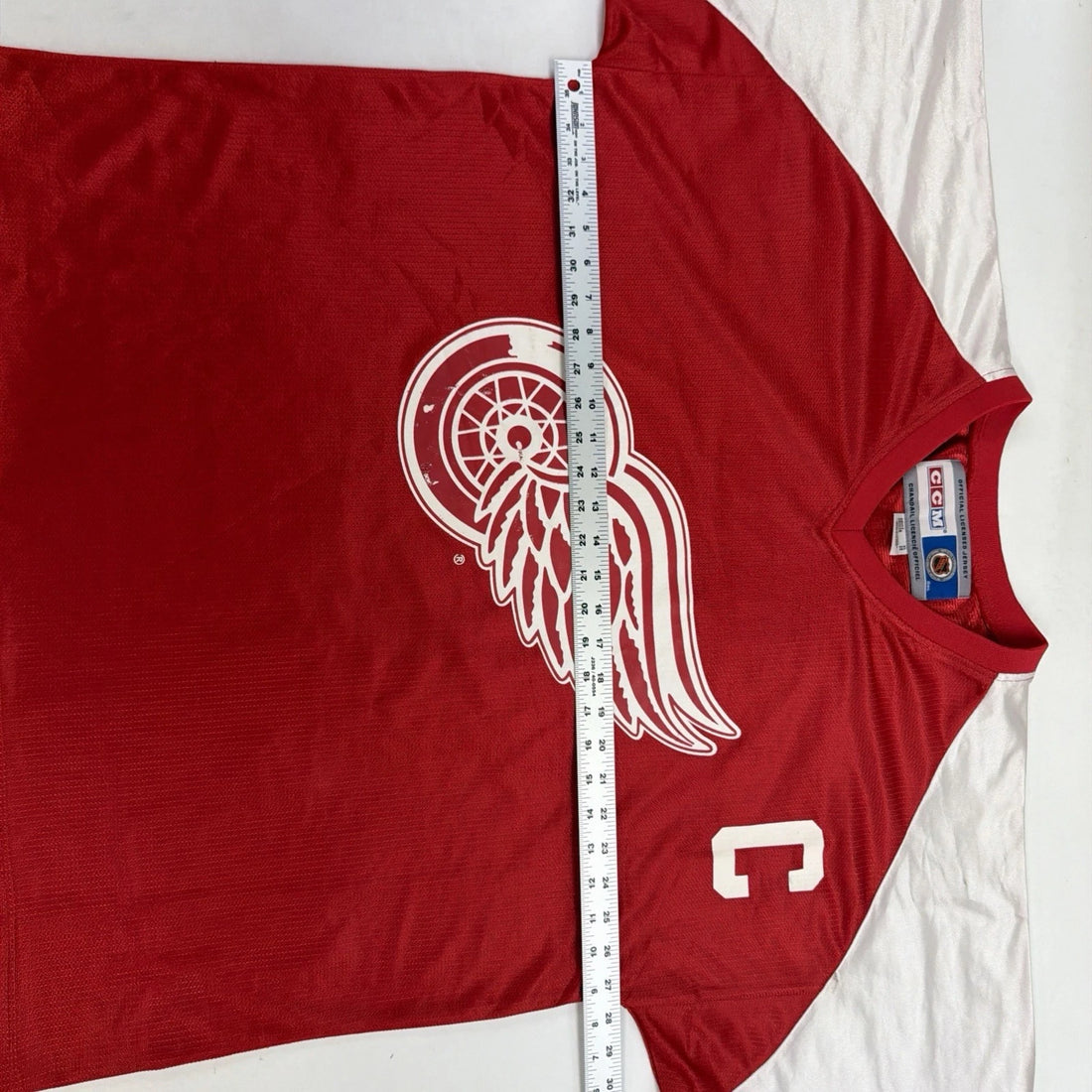 Vintage Detroit Red Wings Steve Yzerman CCM Hockey Jersey Size XL NHL