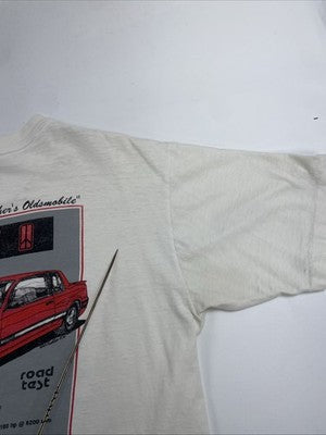 Vintage Oldsmobile T-Shirt Size XL Cars Auto Double Sided 90s