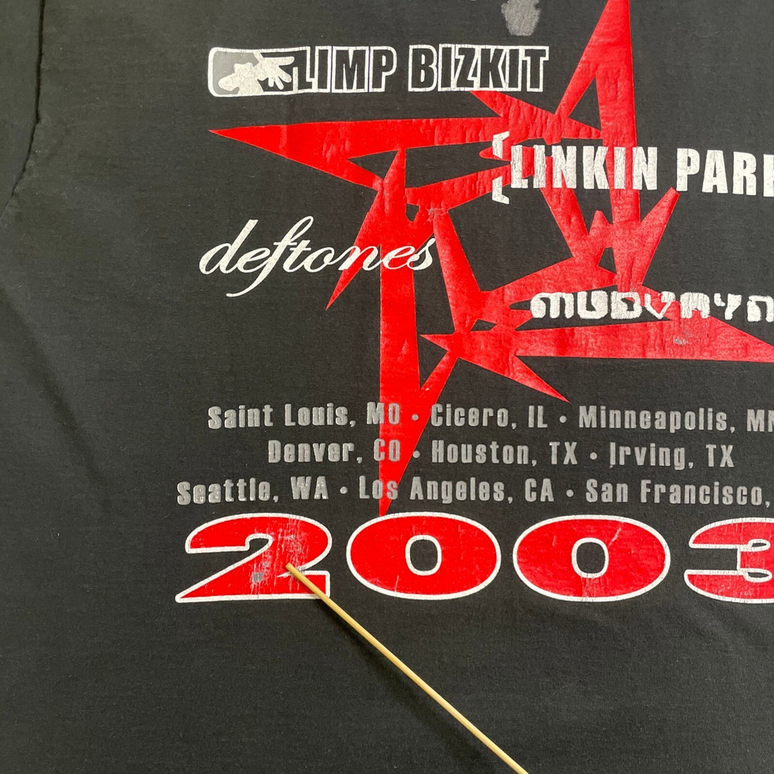 Vintage Summer Sanitarium Inmates T-Shirt XL 2003 Deftones Metallica Linkin Park