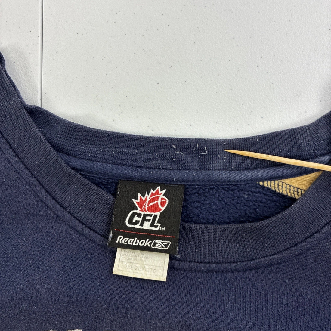 Vintage Winnipeg Blue Bombers Reebok Crewneck Sweatshirt Size 2XL CFL