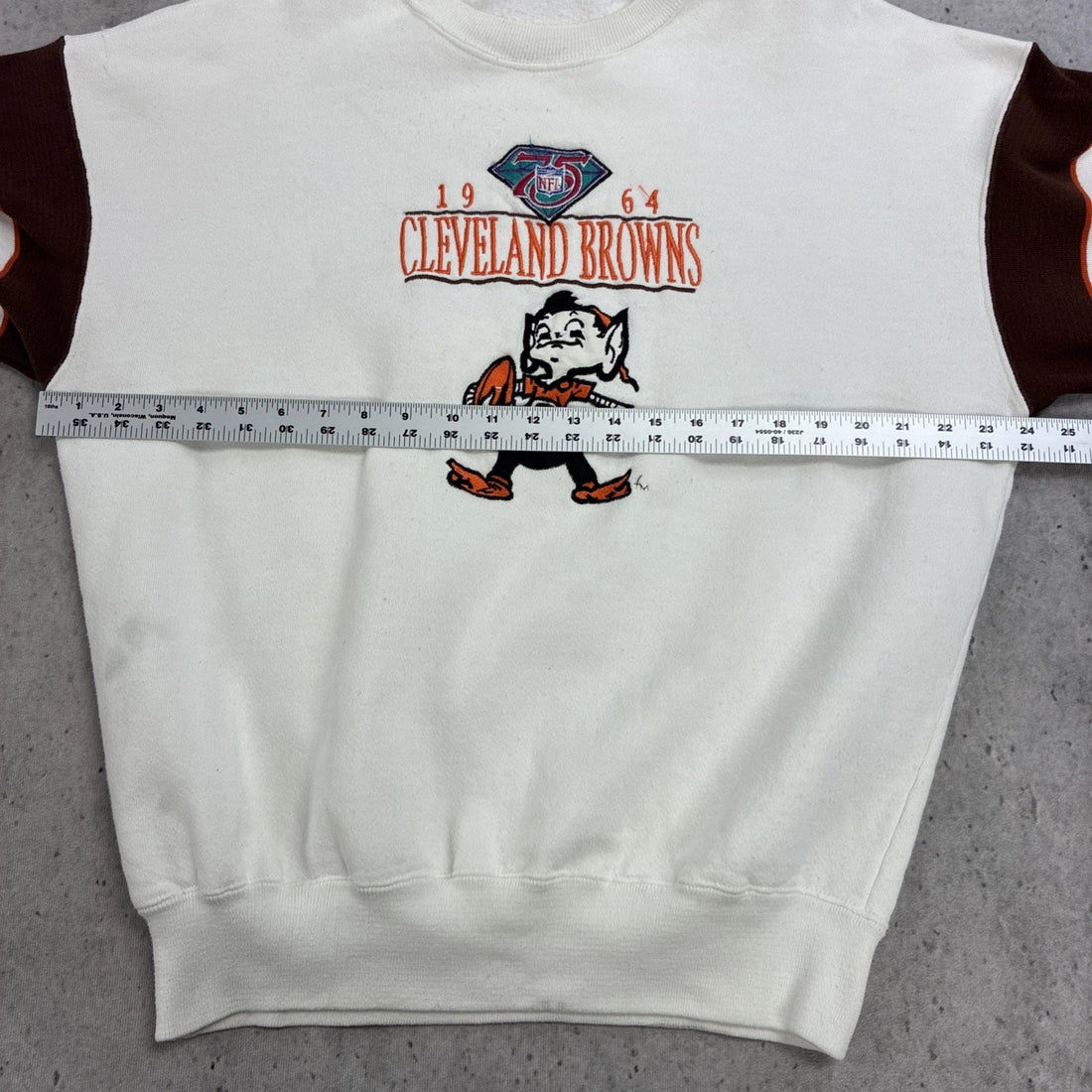 Vintage Cleveland Browns Crewneck Sweatshirt Size Large 90s NFL