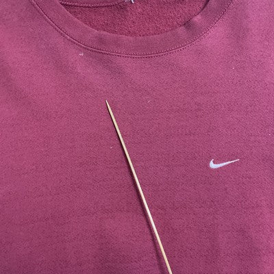 Vintage Nike Crewneck Sweatshirt Size 2XL Red Embroidered Swoosh