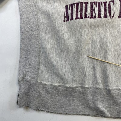 Vintage Wisconsin Lacrosse Champion Reverse Weave Sweatshirt XL Distressed 80s