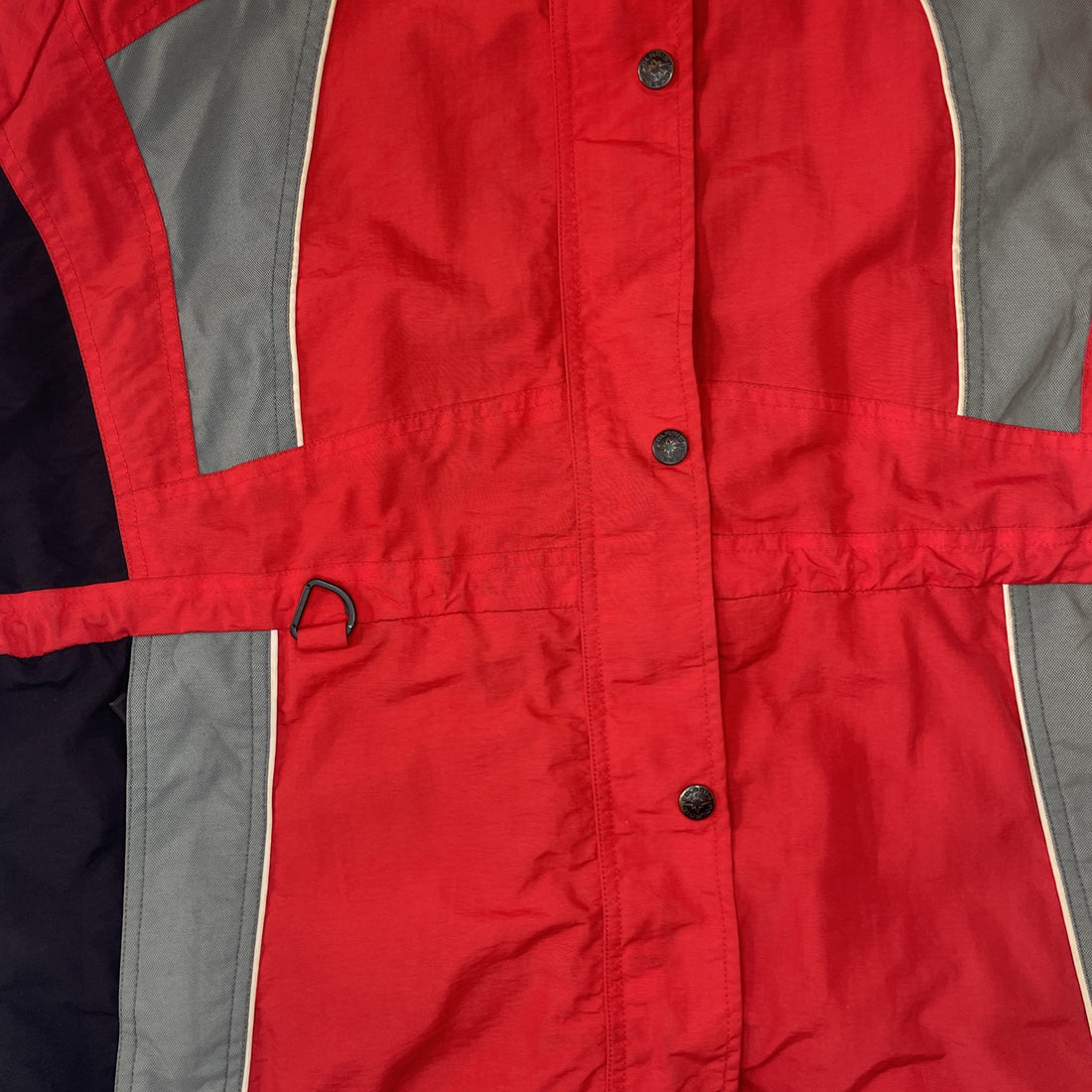Vintage Polaris Pure Windbreaker Light Jacket Size Medium Red Snowmobile