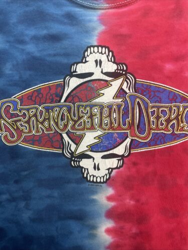 Vintage Grateful Dead Tie Dye T-Shirt Size Large Band Tee 2003