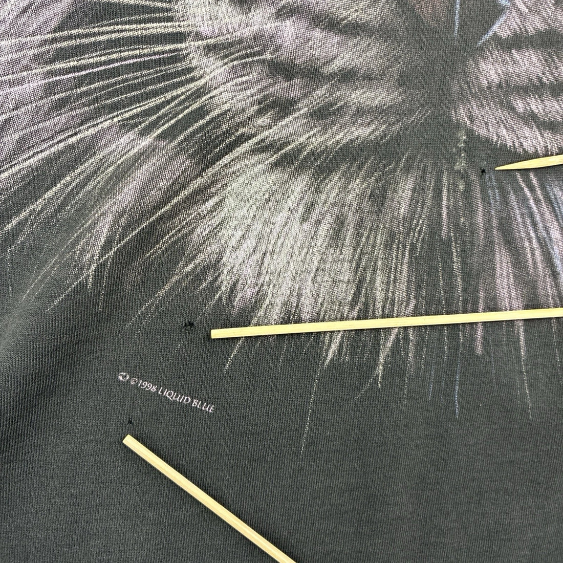 Vintage White Tiger T-Shirt Size XL 90s