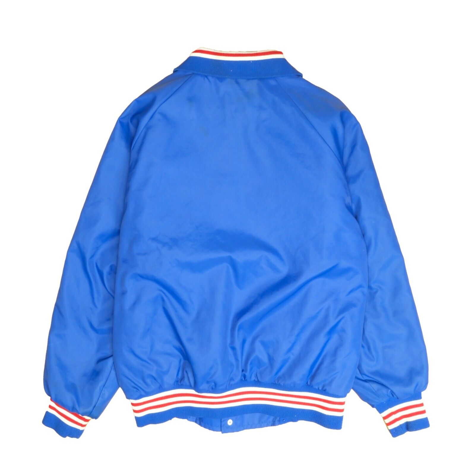 Blue varsity bomber jacket best sale