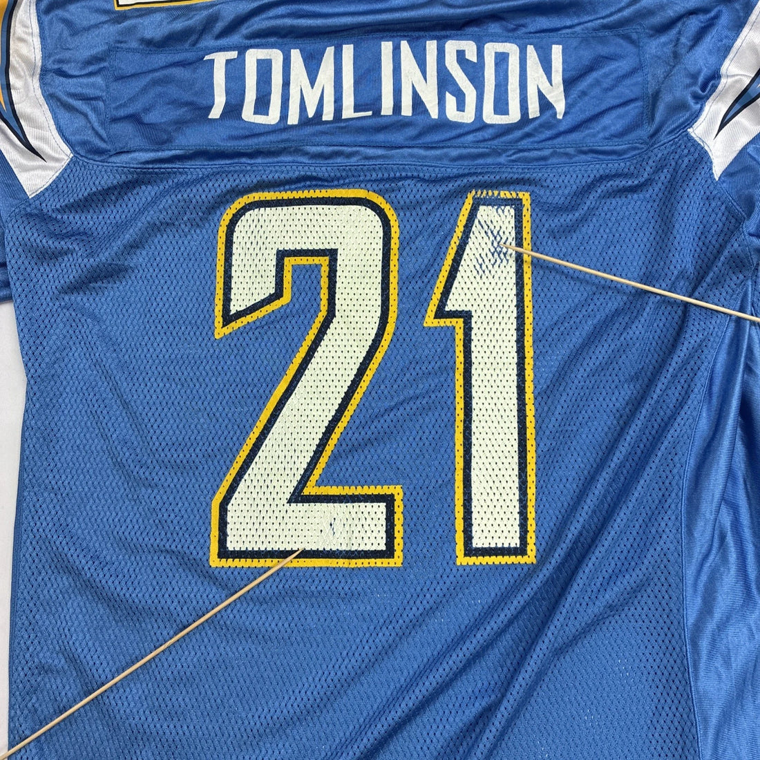 Vintage San Diego Chargers LaDainian Tomlinson Reebok Jersey Size Large NFL