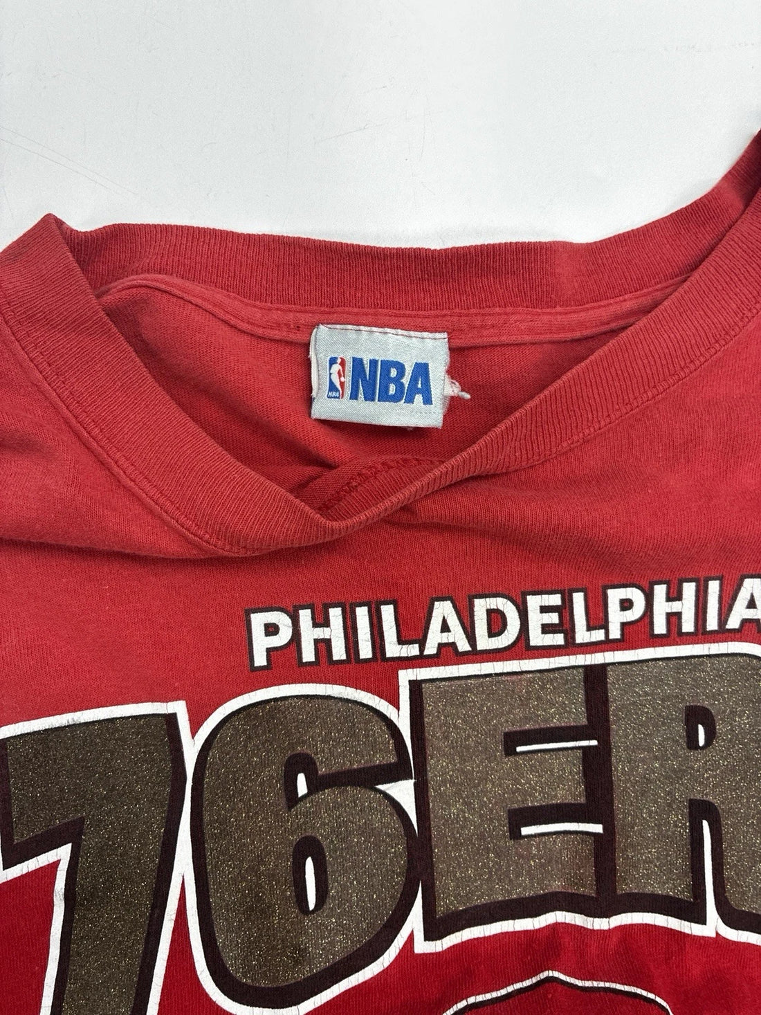 Vintage Philadelphia 76ers Basketball T-Shirt Size XL NBA