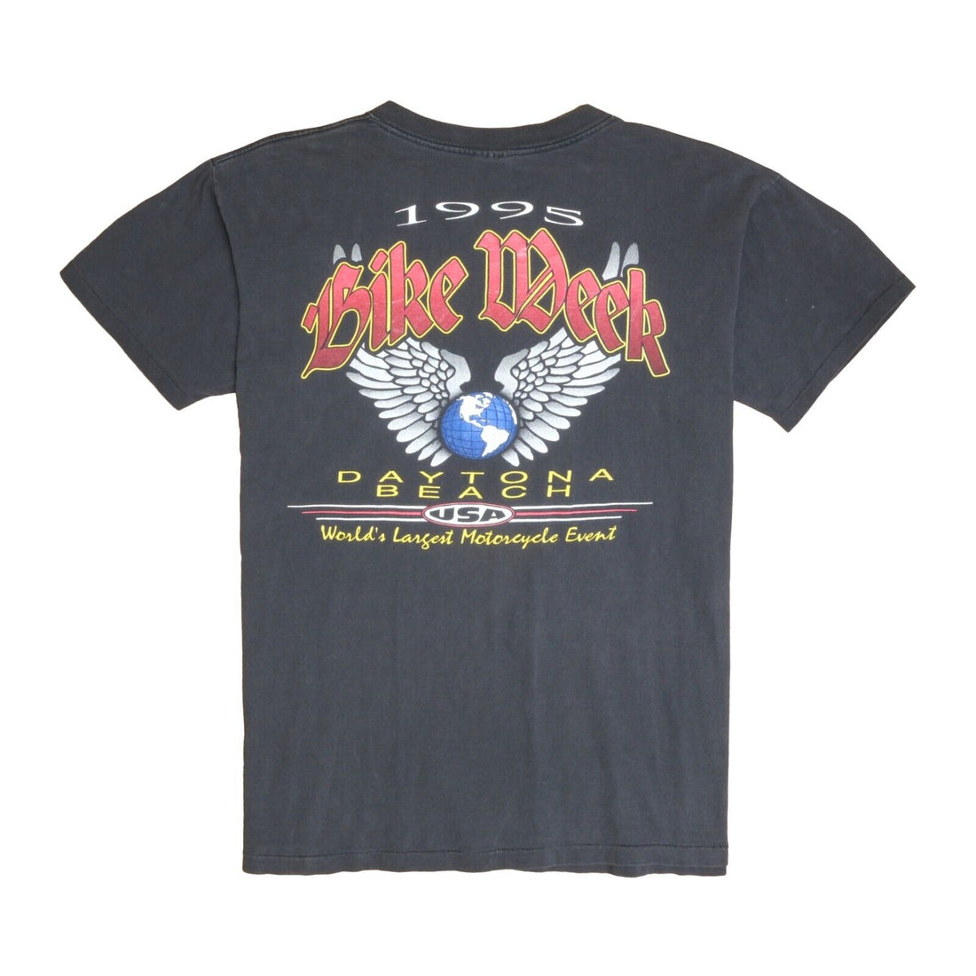 Vintage Easyriders Bike Week Daytona T-Shirt Size Large Black 1995 90s –  Throwback Vault
