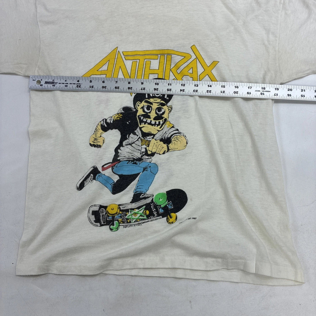Vintage Anthrax Mosh It Up T-Shirt Size XL 1987 80s