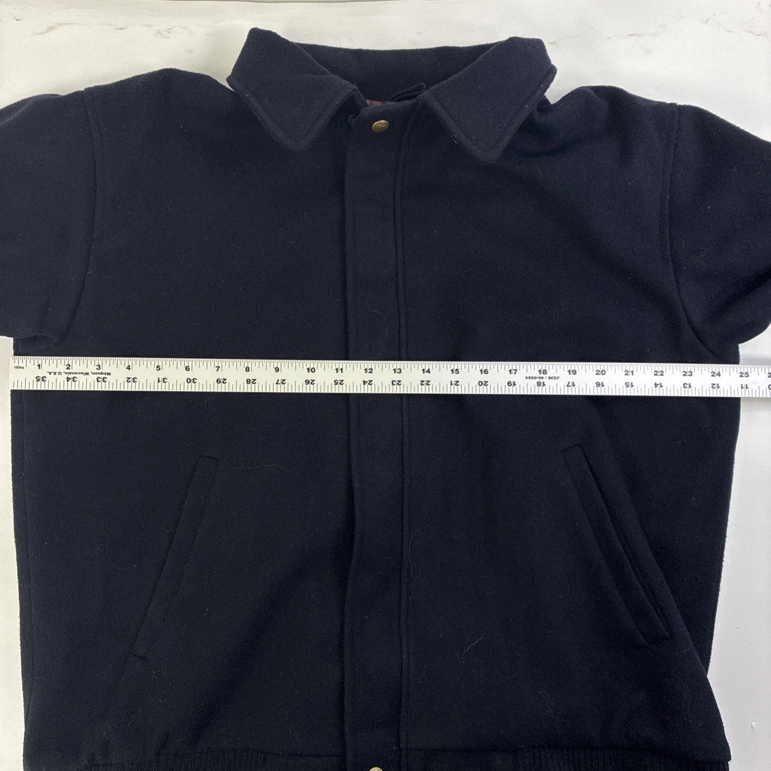 Vintage L.L. Bean Wool Bomber Jacket Size Large