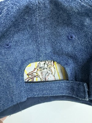 Vintage Taz Looney Tunes Denim Hat Cap OSFA