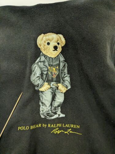 Polo Ralph Lauren Bear Lunar New Year Tiger Sweatshirt Hoodie Size Medium