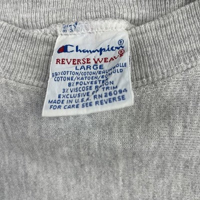 Vintage Massachusetts University Champion Reverse Weave Sweatshirt Large 90s