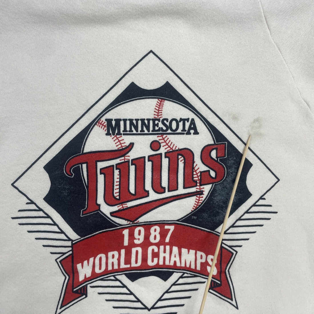 Vintage Minnesota Twins 1987 World Champs Crewneck Sweatshirt Medium 80s MLB