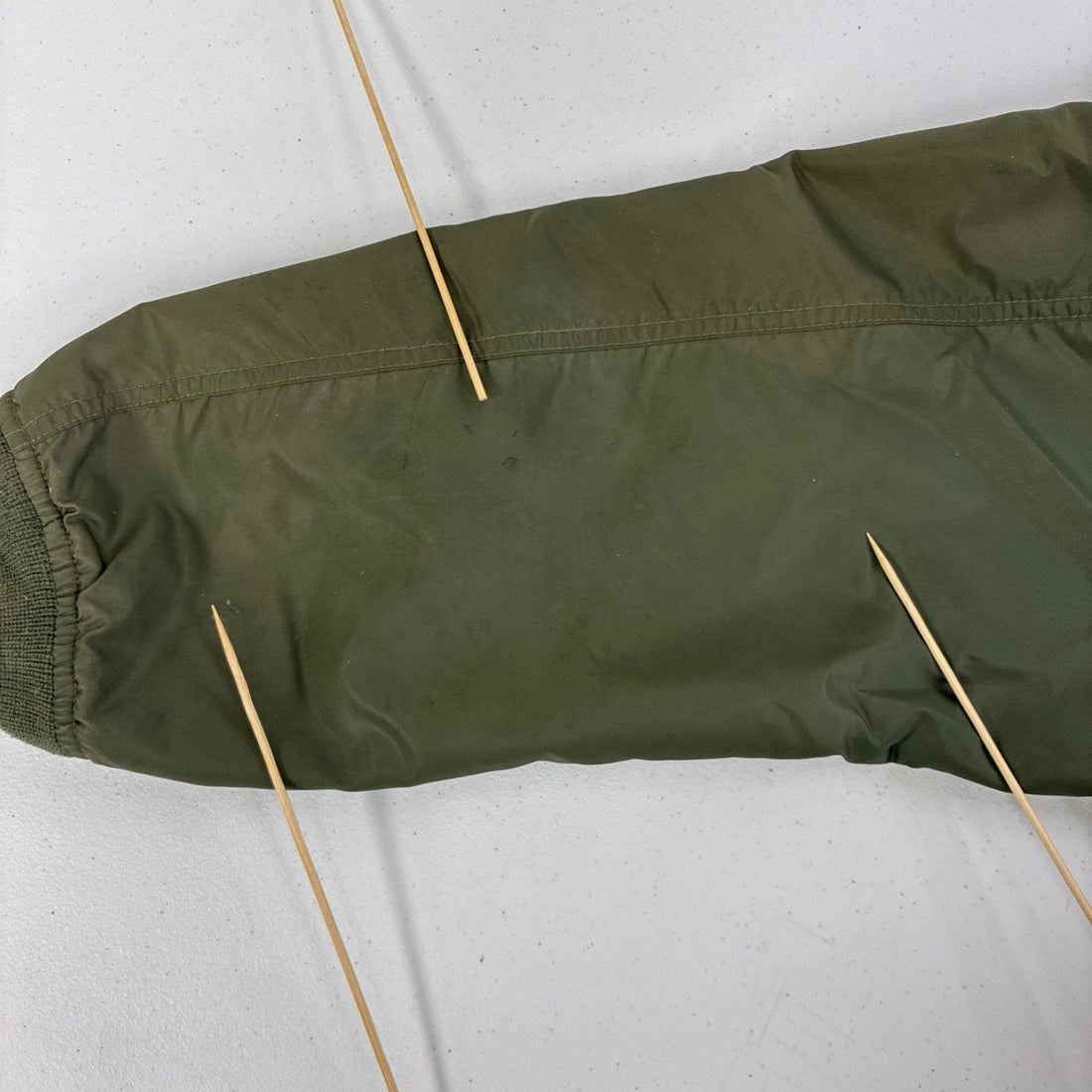 Levi Strauss & Co. Flight Bomber Jacket Size Medium Green