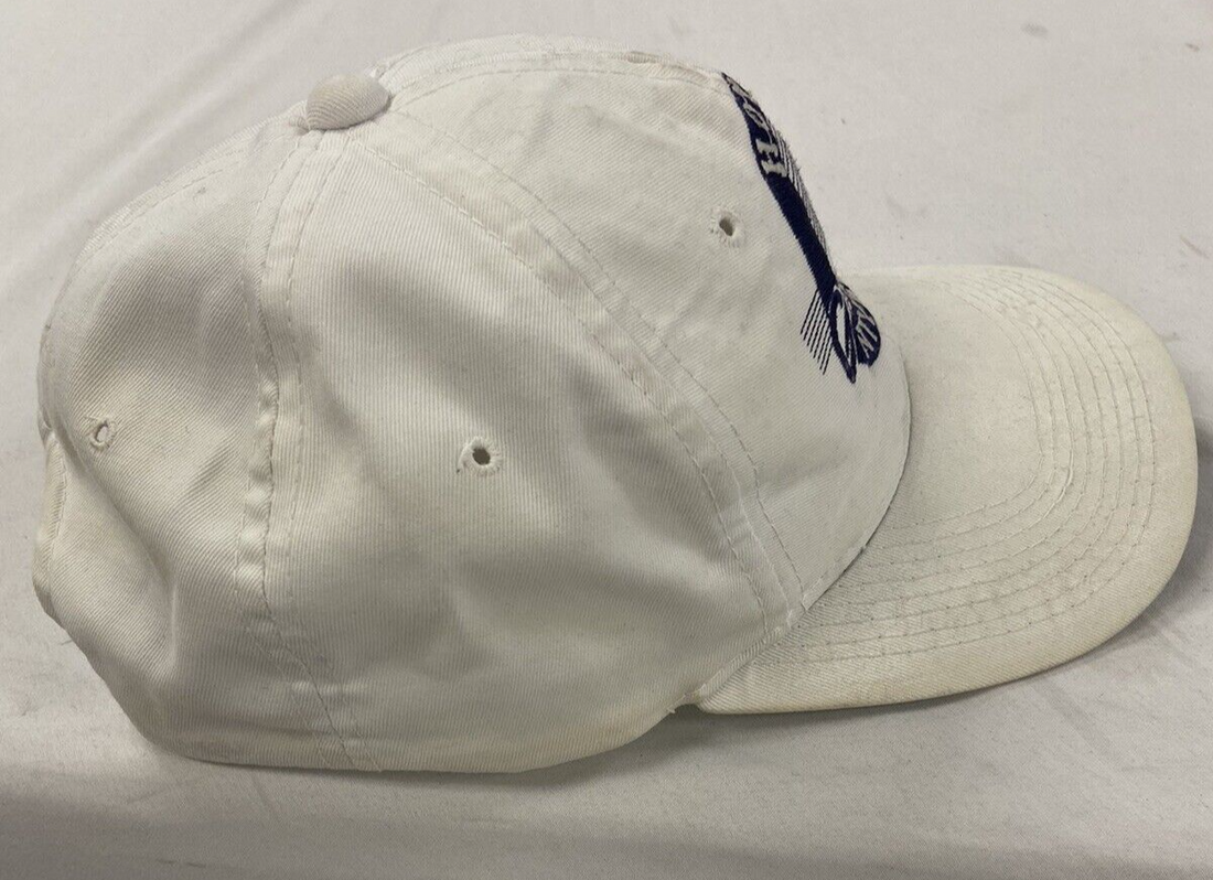 Vintage Georgetown Hoyas The Game Snapback Hat OSFA White 90s NCAA