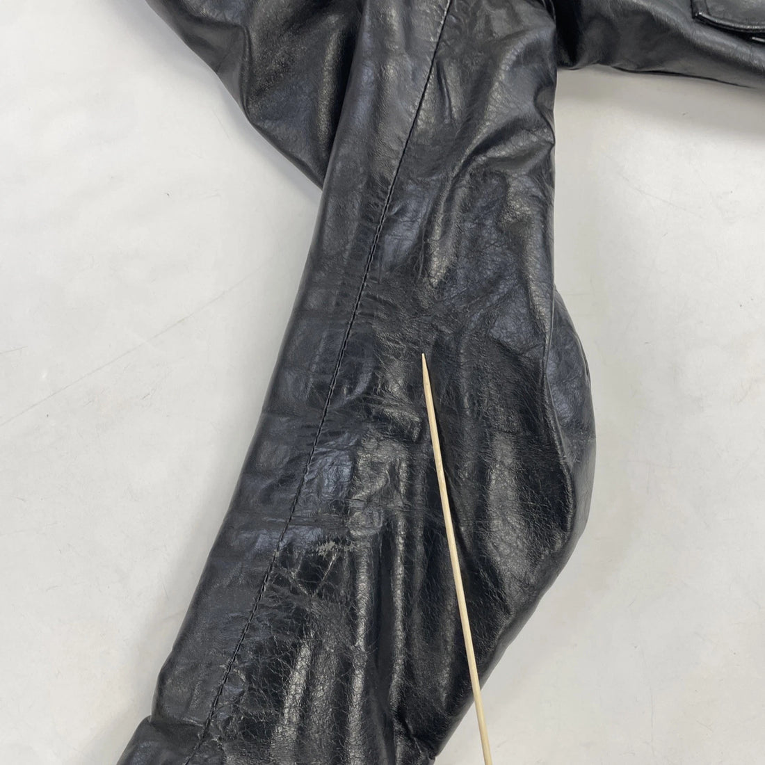 Albert Classic Leather Motorcycle Jacket Size Small