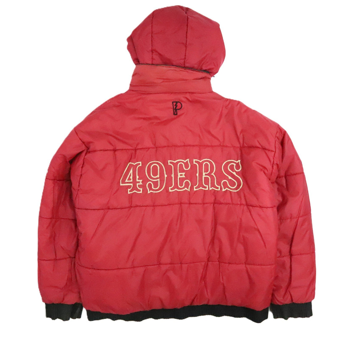 Vintage San Francisco 49ers Pro Player Puffer Jacket Size 2XL Reversible NFL