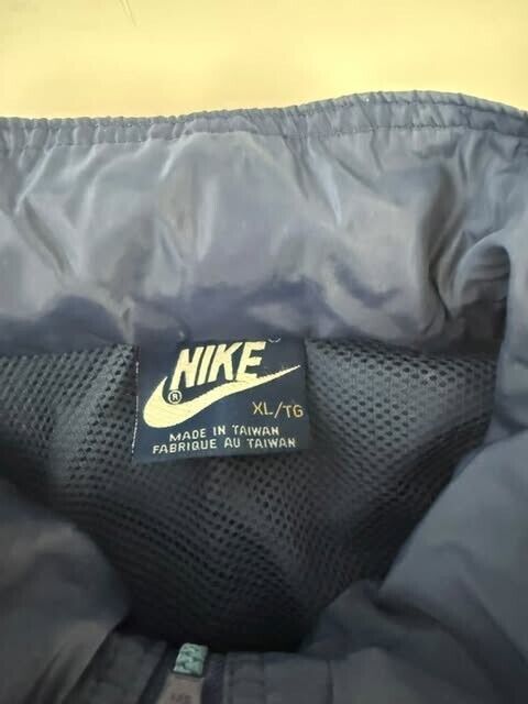 Vintage Nike Windbreaker Light Jacket Size XL Blue