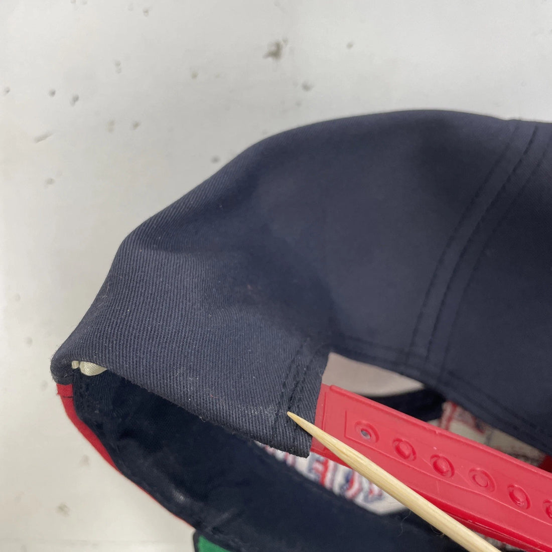 Vintage Boston Red Sox Swirl Vortex Snapback Hat Cap OSFA 90s MLB