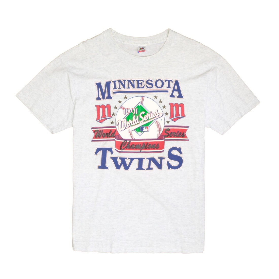 Vintage Minnesota Twins World Series Champions T-Shirt Size XL 1990 90s MLB