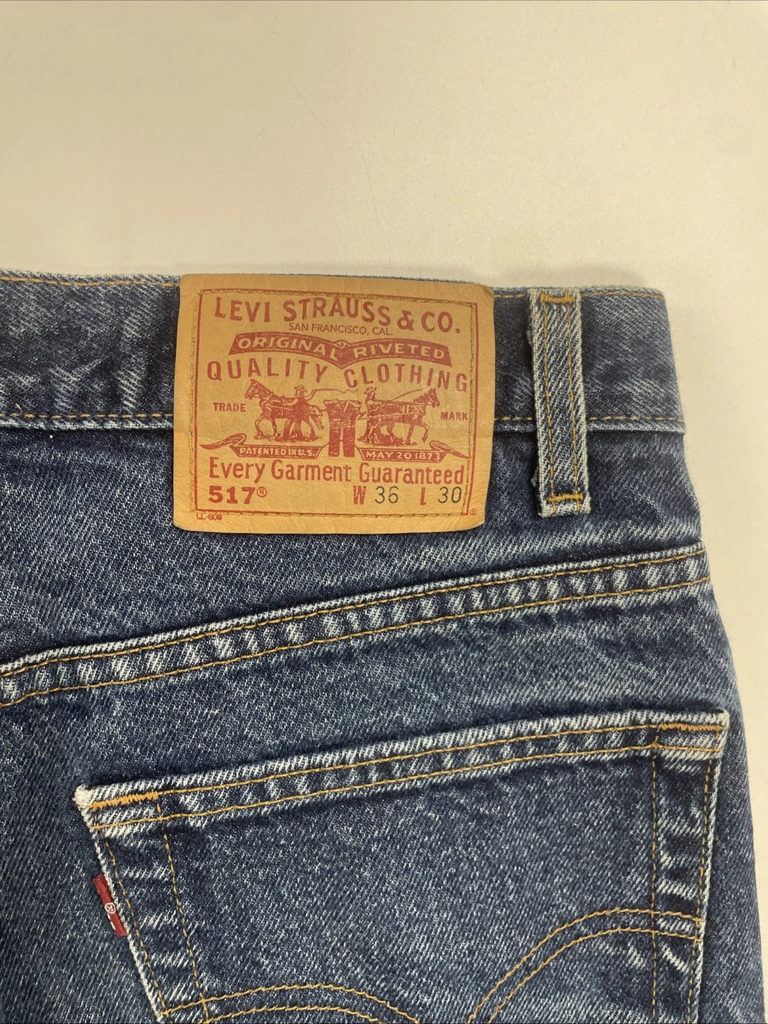 Vintage Levi Strauss & Co 517 Denim Jeans Pants Size 36 X 30