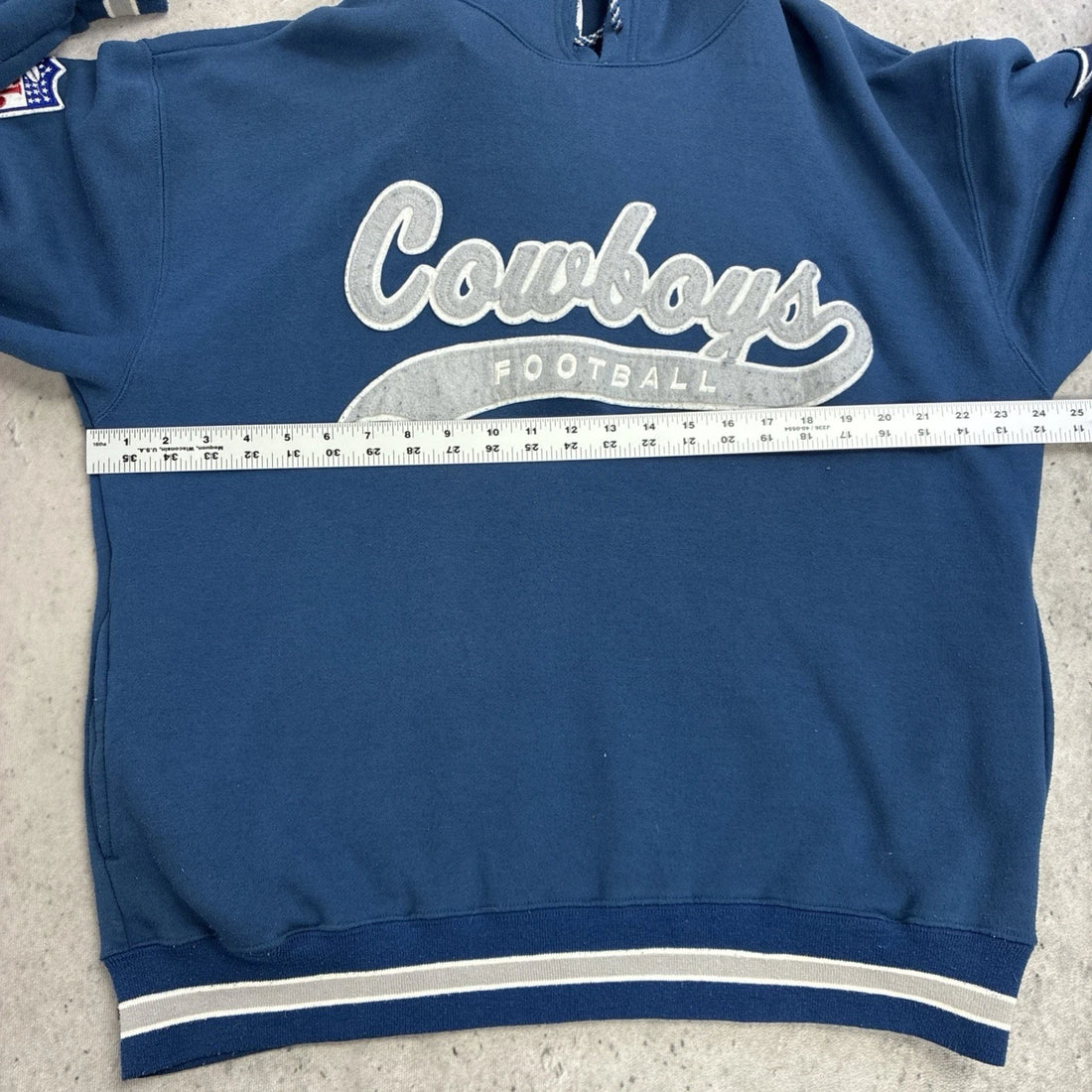 Vintage Dallas Cowboys Starter Sweatshirt Hoodie Size Large 90s NFL