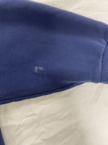 Vintage Nike Sweatshirt Hoodie Size XL Blue Embroidered Swoosh 90s
