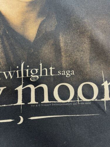 Twilight New Moon Edward Cullen T-Shirt Size Medium Black Movie Promo
