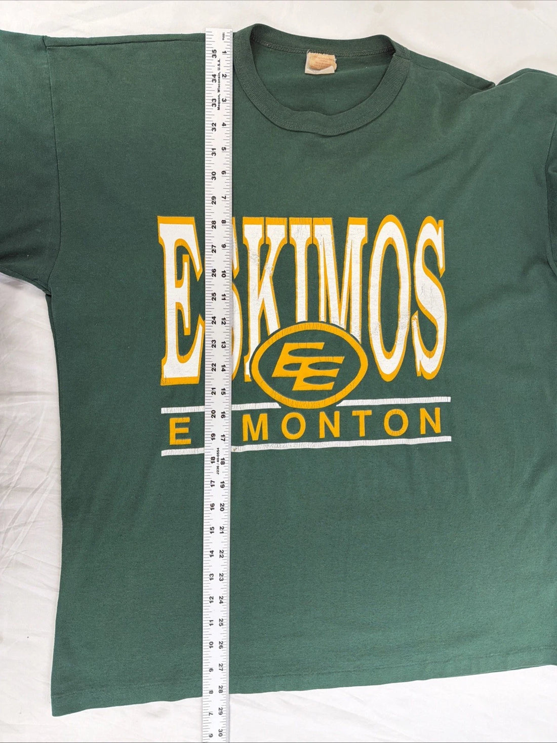 Vintage Edmonton Eskimos T-Shirt Size XL 90s CFL