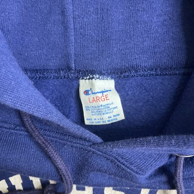 Vintage Kansas Jayhawks Champion Sweatshirt Hoodie Large 80s NCAA
