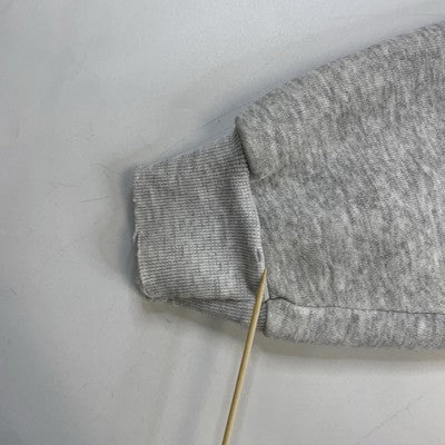 Vintage Tultex Full Zip Sweatshirt Hoodie Size XL Gray