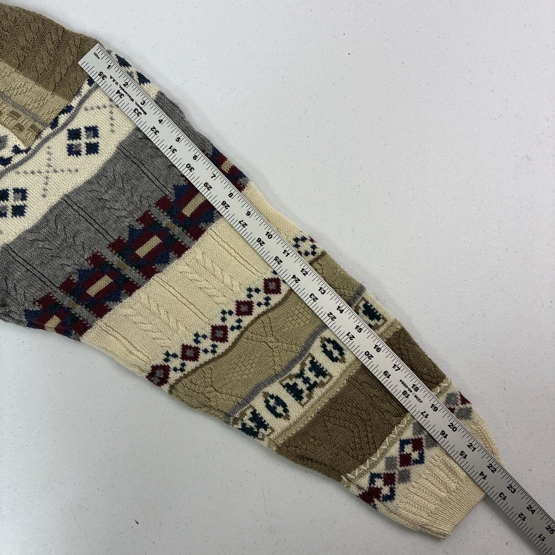 Vintage Riggins Fair Isle Knit Crewneck Sweater Size XL